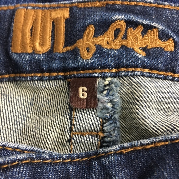 Sammie Distressed Straight Leg Jeans Size 6 - Picture 13 of 16